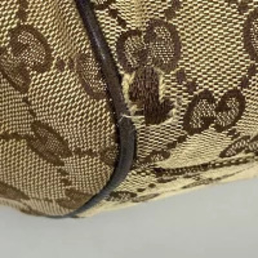 Gucci handbag bag canvas Sukey GG tote brown